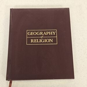National Geographic Geography of Religion Where Gods Live Hardcover Book Color